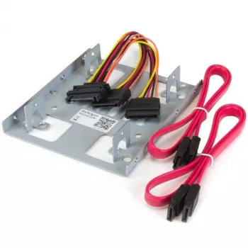 StarTech.com Divu 2,5 collu uz 3,5 collu HDD kronšteins SATA cietajiem diskiem - 2 diskdziņu 2,5 inch uz 3,5 inch kronšteins montāžas nodalījumam