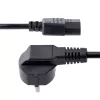 StarTech.com 1m (3ft) datora strāvas vads, 18AWG, EU Schuko uz C13, 250V 10A, melns