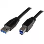 StarTech.com aktīvs USB 3.0 USB-A uz USB-B kabelis - vīriešu/vīriešu - 5m