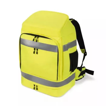 Mugursoma DICOTA Hi-Vis Yellow 65 L no PET un TPU