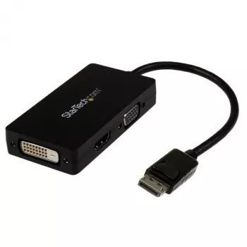 StarTech.com Travel A/V adapteris: 3-in-1 DisplayPort uz VGA, DVI vai HDMI pārveidotājs