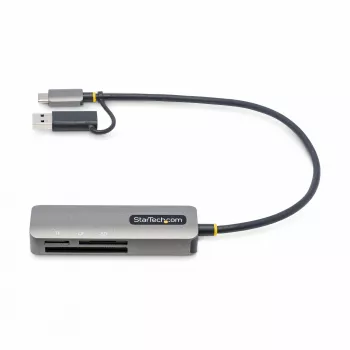 StarTech.com FCREADMICRO3V2 karšu lasītājs USB 3.2 Gen 1 (3.1 Gen 1) Type-C Pelēks