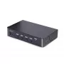 StarTech.com 4-Portu DisplayPort KVM Slēdzis, 8K 60Hz / 4K 144Hz, Viena Displeja, DP 1.4, 2x USB 3.0 Porti, 4x USB 2.0 HID Porti, Pogas un Karstie Taustiņi, TAA Atbilstošs - OS Neatkarīgs, Metāla Korpuss