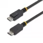 StarTech.com 50cm DisplayPort 1.2 kabelis - 4K x 2K Ultra HD VESA sertificēts DP-DP kabelis monitoram - īss, plāns, ar fiksatoriem