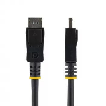 StarTech.com 5m DisplayPort 1.2 kabelis - 4K x 2K Ultra HD VESA sertificēts DP kabelis - DP uz DP monitora kabelis - ar fiksatoriem