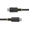 StarTech.com DISPL5M 5 m DisplayPort 1.2 kabelis ar fiksatoriem, 4K x 2K, HBR2, spraudnis – spraudnis, melns