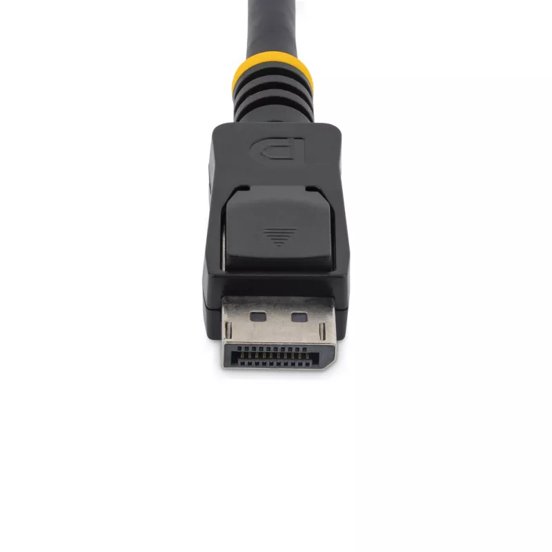 StarTech.com DISPL5M 5 m DisplayPort 1.2 kabelis ar fiksatoriem, 4K x 2K, HBR2, spraudnis – spraudnis, melns