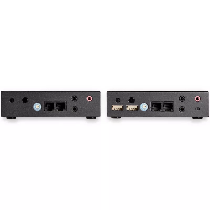 StarTech.com HDMI KVM pagarinātājs pa IP tīklu - 4K 30Hz HDMI 2.0 un USB pa IP LAN vai Cat5e/Cat6 Ethernet kabeli (100m/330ft) - Attālās KVM pārslēgšanas/konsoles raidītājs/uztvērējs komplekts