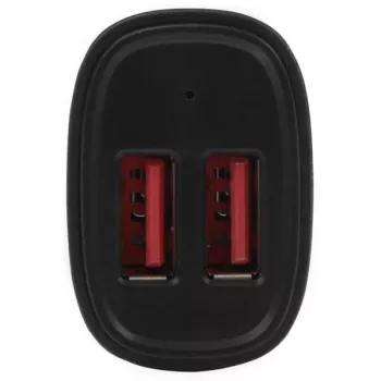 StarTech.com Divu portu USB auto lādētājs - 24W/4.8A - Melns