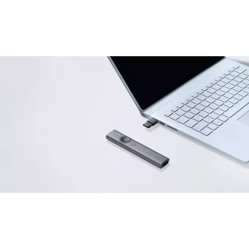 Logitech Spotlight Plus prezentāciju tālvadības pults, pelēka