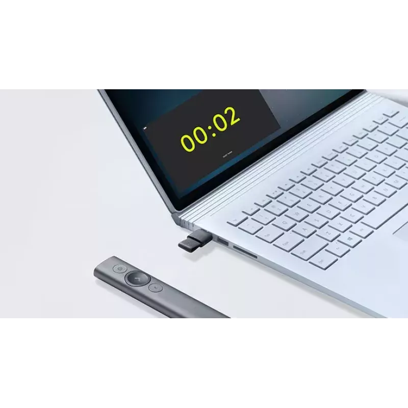 Logitech Spotlight Plus prezentāciju tālvadības pults, pelēka