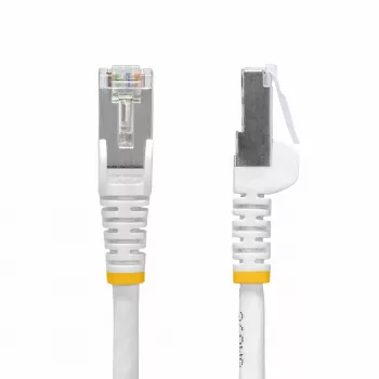 StarTech.com 10m balts CAT8 Ethernet kabelis, bezāķa RJ45, 25G/40G, 2000MHz, 100W PoE++, S/FTP, 26AWG tīrs varš, LSZH, ekranēts tīkla vads ar sprieguma atslogotājiem, individuāli testēts