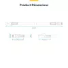 StarTech.com 10m balts CAT8 Ethernet kabelis, bezāķa RJ45, 25G/40G, 2000MHz, 100W PoE++, S/FTP, 26AWG tīrs varš, LSZH, ekranēts tīkla vads ar sprieguma atslogotājiem, individuāli testēts