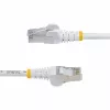 StarTech.com 3m balts CAT8 Ethernet kabelis, bezķēdes RJ45, 25G/40G, 2000MHz, 100W PoE++, S/FTP, 26AWG tīrs vara vads, LSZH, ekranēts tīkla savienojuma vads ar sprieguma atslogotājiem, individuāli testēts