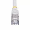 StarTech.com 3m balts CAT8 Ethernet kabelis, bezķēdes RJ45, 25G/40G, 2000MHz, 100W PoE++, S/FTP, 26AWG tīrs vara vads, LSZH, ekranēts tīkla savienojuma vads ar sprieguma atslogotājiem, individuāli testēts