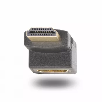 StarTech.com Leņķa HDMI 2.0 Adapteris, Vīrietis-Sieviete, Vertikāls 90° Liekts, 4K 60Hz, Ātrgaitas HDMI Savienotāja Pagarinātājs