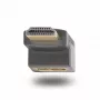 StarTech.com Leņķa HDMI 2.0 Adapteris, Vīrietis-Sieviete, Vertikāls 90° Liekts, 4K 60Hz, Ātrgaitas HDMI Savienotāja Pagarinātājs