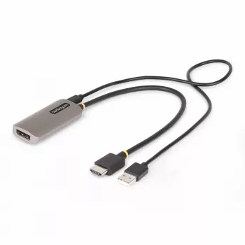 StarTech.com 0,3 m HDMI uz DisplayPort adaptera kabelis, 8K 60Hz, aktīvs HDMI 2.1 uz DP 1.4 video pārveidotājs, USB barošana ar iekļautu kabeli