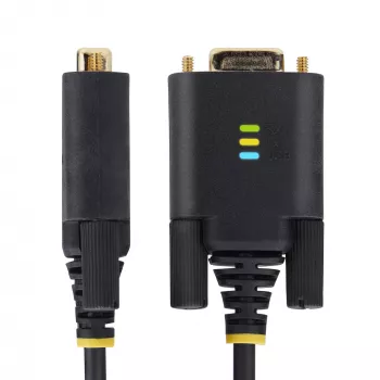 StarTech.com 6.6ft (2m) USB uz Null Modem Seriālā Adaptera Kabelis, COM Saglabāšana, FTDI, USB-A uz DB9 RS232, Maināmas DB9 Skrūves/Uzgriežņi, Windows/macOS/Linux