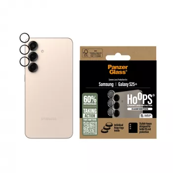 PanzerGlass Hoops caurspīdīgs kameras objektīva aizsargs Samsung Galaxy S25+