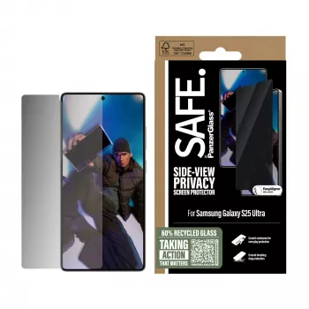 PanzerGlass SAFE. by® Privātuma ekrāna aizsargs Samsung Galaxy S25 Ultra | Ultra-Wide Fit ar EasyAligner