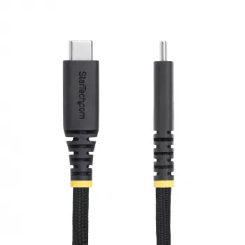 StarTech.com 10ft (3m) USB-C uzlādes kabelis, izturīgs un īpaši elastīgs, 240W (5A) PD EPR, USB 2.0 klēpjdatora lādētāja kabelis, USB-IF sertificēts, robusts USB-C uzlādes vads