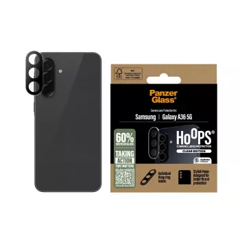 PanzerGlass Hoops caurspīdīgs kameras lēcu aizsargs Samsung Galaxy A36 5G