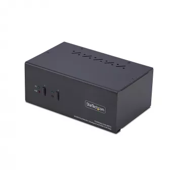 StarTech.com P2ADDH462-KVM-SLĒDZIS, 4K Ultra HD, Melns