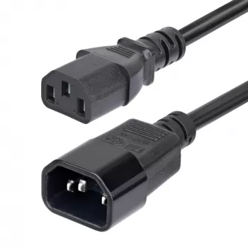StarTech.com 4.5m (15ft) PDU pagarinātājvads, C14 uz C13, 15A 250V, 14AWG, KEMA-KEUR sertificēts