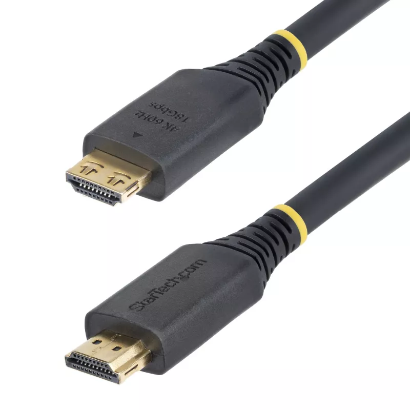StarTech.com 20 pēdu (6.1m) ātrgaitas HDMI kabelis ar satverošiem savienotājiem, 4K 60Hz/1440p 144Hz, HDR10/HDCP 2.2/ARC, 18Gbps, UHD HDMI 2.0 vads TV/monitoram/ displejam, TPE apvalks