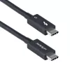 StarTech.com Thunderbolt 5 kabelis, 80cm, 80Gbps/līdz 120Gbps, 240W PD, 8K 60Hz, sertificēts, saderīgs ar Thunderbolt 4/USB4/USB-C