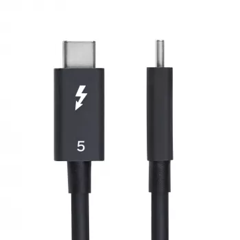 StarTech.com Thunderbolt 5 kabelis, 80cm, 80Gbps/līdz 120Gbps, 240W PD, 8K 60Hz, sertificēts, saderīgs ar Thunderbolt 4/USB4/USB-C