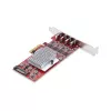 StarTech.com 4-Port USB Type-C PCIe karte, USB 3.2 10Gbps, USB-C PCI Express paplašināšanas karte, 4 neatkarīgi USB kontrolleri, Windows/Linux/macOS, TAA atbilstoša