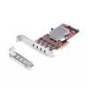 StarTech.com 4-Port USB Type-C PCIe karte, USB 3.2 10Gbps, USB-C PCI Express paplašināšanas karte, 4 neatkarīgi USB kontrolleri, Windows/Linux/macOS, TAA atbilstoša