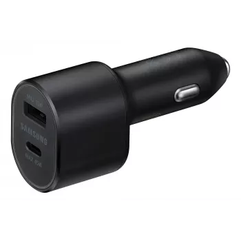 Samsung EP-L5300XBEGWW auto lādētājs 60 W ar USB-C un USB-A, melns