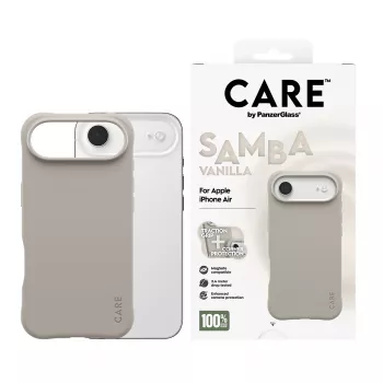 Korpuss PanzerGlass CARE by Fashionable Case Samba Vanilla MagSafe iPhone 17 Air