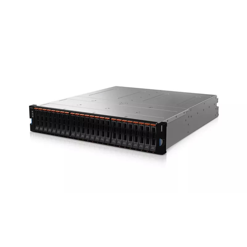 Lenovo Storage V3700 V2 disku masīvs 0 TB Rack (2U) Melns, Sudrabs