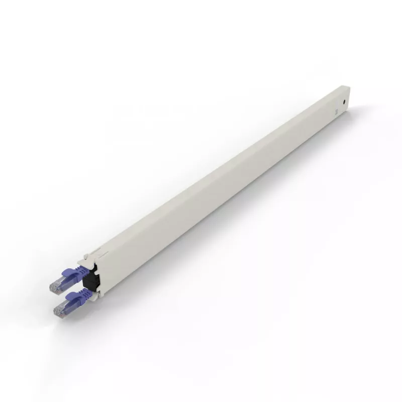 PATCHBOX patchbox.one CONE30UTPVI izvelkamā komutācijas kabeļa kasete, 30RU, Cat6a, UTP, violeta