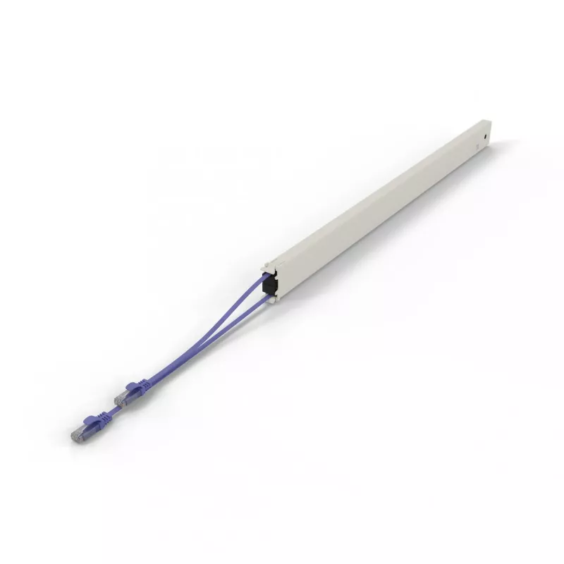 PATCHBOX patchbox.one CONE46UTPVI izvelkamā komutācijas kabeļa kasete, 46RU, Cat6a, UTP, violeta