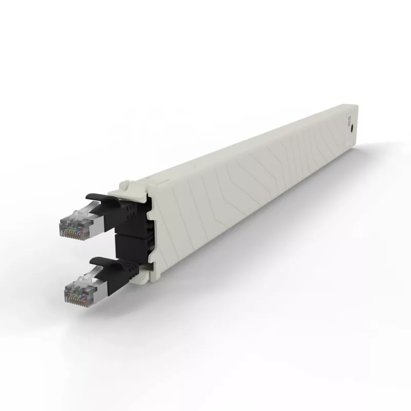 Tīkla kabelis PATCHBOX CONEX8STPBK RJ-45 Cat6a 0.8 m Melns
