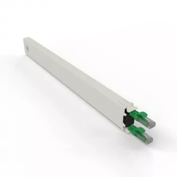 PATCHBOX .one CONEX8UTPGR 8RU Cat6a UTP izvelkamā vara kasete, zaļa