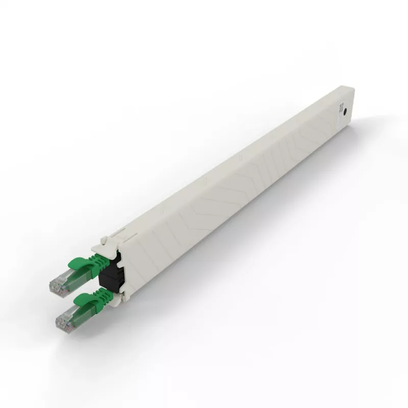 PATCHBOX .one CONEX8UTPGR 8RU Cat6a UTP izvelkamā vara kasete, zaļa