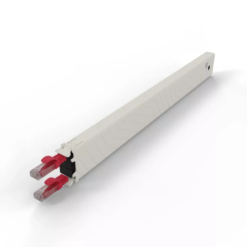 PATCHBOX .one CONEX8UTPRD 8RU Cat6a UTP izvelkamā vara kasete, sarkana