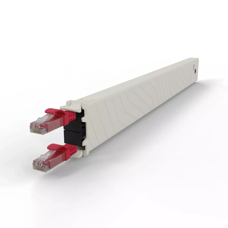 PATCHBOX .one CONEX8UTPRD 8RU Cat6a UTP izvelkamā vara kasete, sarkana