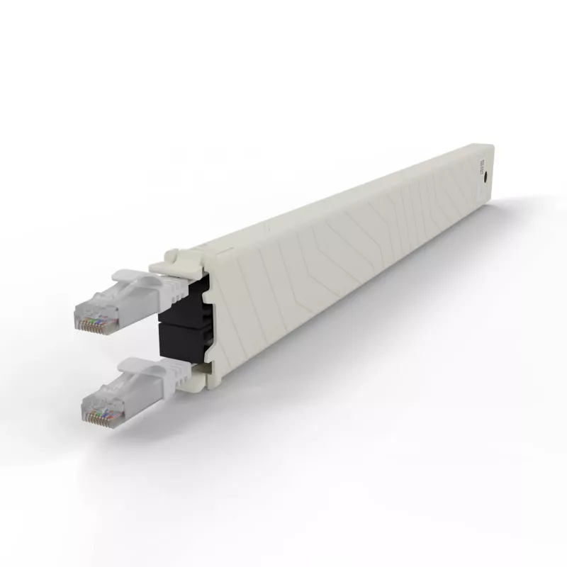 PATCHBOX .one CONEX8UTPWH 8RU Cat6a UTP izvelkamā vara kasete, balta