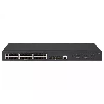 Pārvaldāms L3 slēdzis HP HPE FlexNetwork 5130 — 24x Gigabit (10/100/1000) RJ-45, 4x SFP+, 1U, 128 Gbit/s