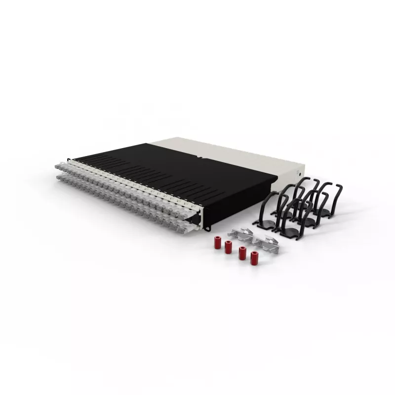 PATCHBOX .one PONEX8STPWH 8RU Cat6a U/FTP ievelkamo komutācijas vadu sistēma, 0,8 m, RJ-45, 10 Gbit/s, PoE, 24 kasetes, balta