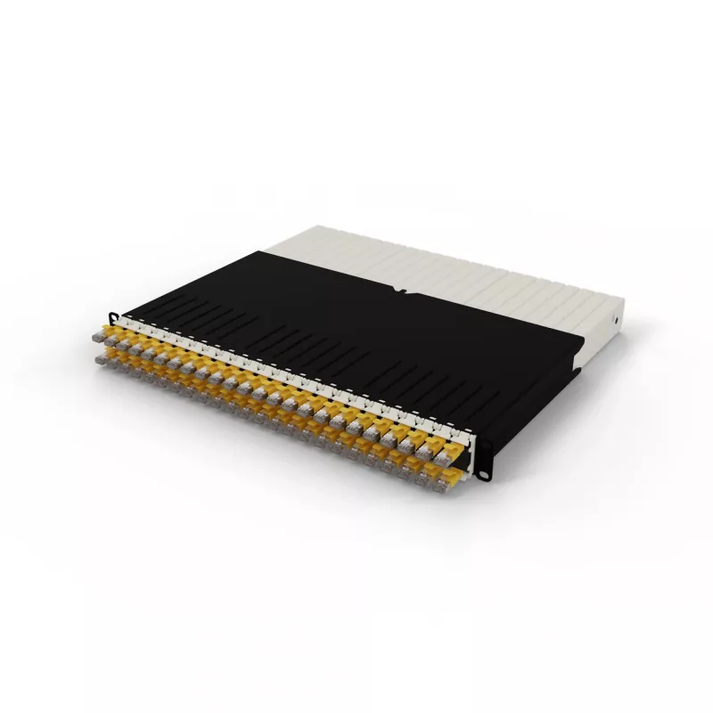 Tīkla kabelis PATCHBOX PONEX8STPYL 0.8m Cat6a U/FTP Dzeltens
