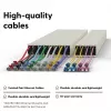 Tīkla kabelis PATCHBOX PONEX8STPYL 0.8m Cat6a U/FTP Dzeltens