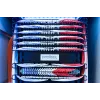 PATCHBOX PBCX8K kabeļu organizētājs Rack Cable turētājs Melns 4 gab.